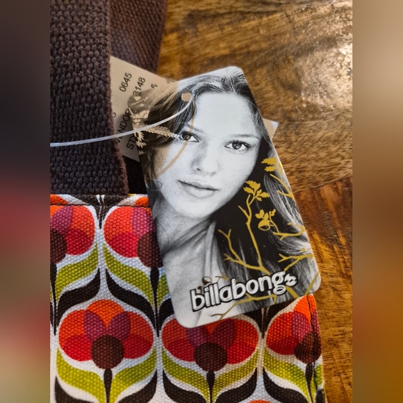 Billabong 100% Cotton Tote Small - Picture 3 of 9